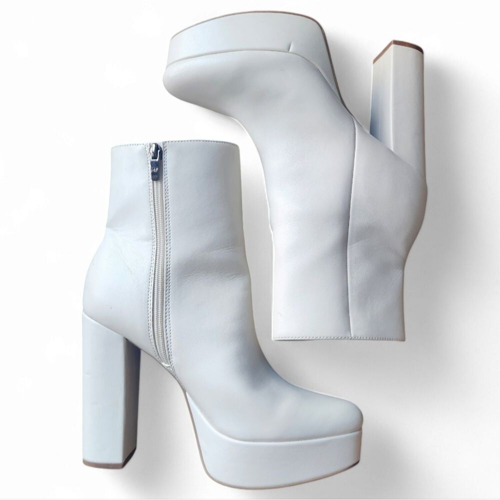 Marc fisher Lolita Boots Cream 10 - Picture 6 of 14